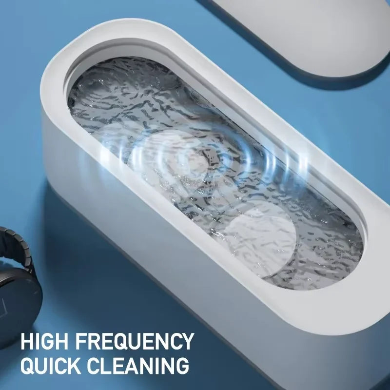 NovaSonic™ Minimalist Ultrasonic Jewelry & Glasses Cleaner