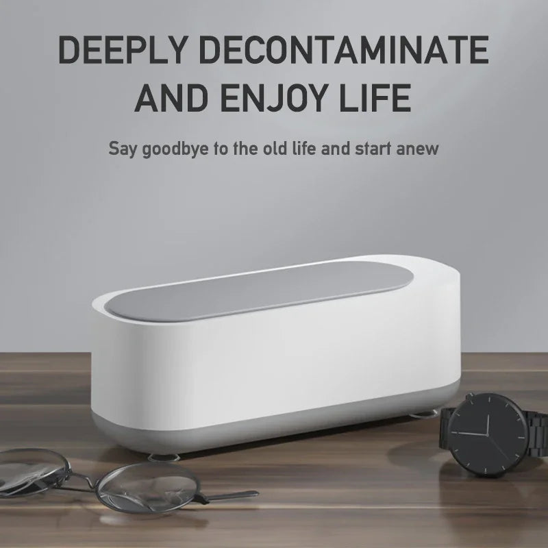 NovaSonic™ Minimalist Ultrasonic Jewelry & Glasses Cleaner
